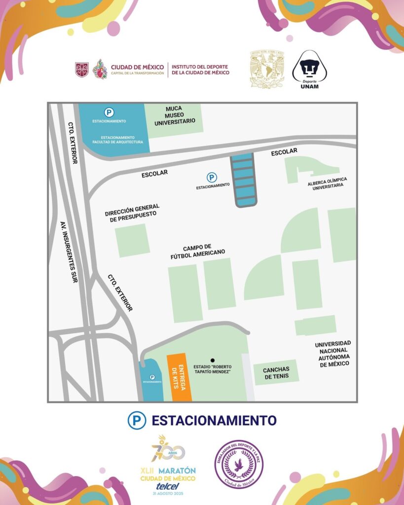 ¿Cuántos kilómetros son del Maratón CDMX 2025?