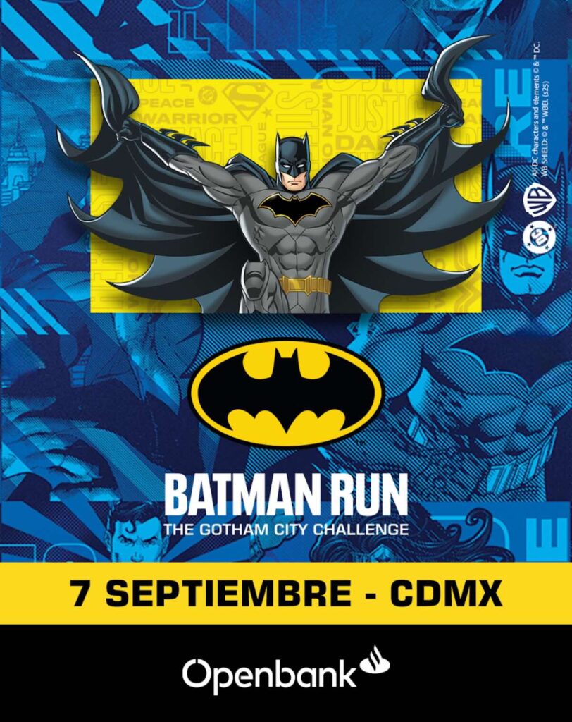 Imagen para nota de la carrera Batman Run CDMX 2025